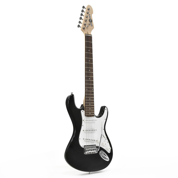 3/4 LA Electric Guitar by Gear4music, Black