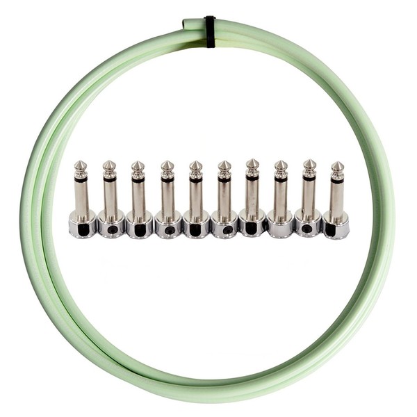 Lava Cable Piston Solder Free Pedalboard Kit, Surf Green