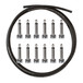 Lava Cable Piston Pedalboard Kit Solder Free 6 Pack, Black Image
