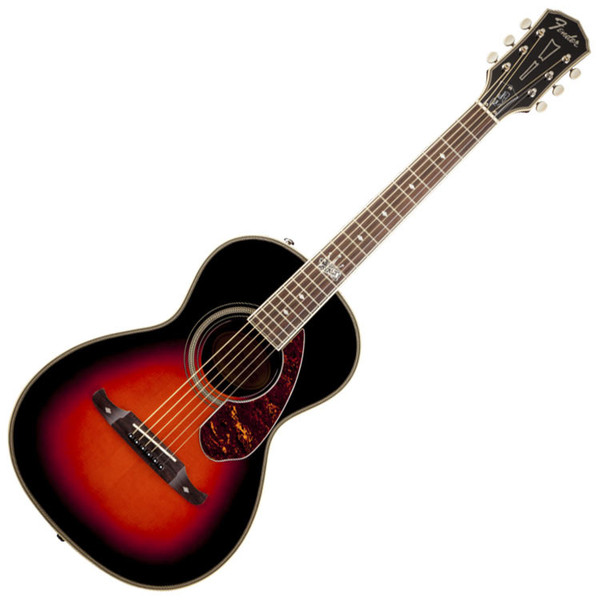 Fender Ron Emory 'Loyalty' Parlor Acoustic Guitar, Sunburst