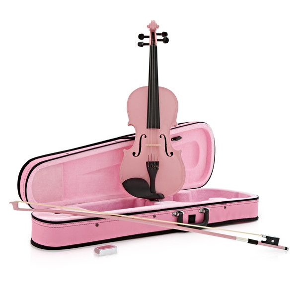 Student 1/2 Violin, Pink, by Gear4music