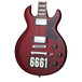 Schecter Zack Vengeance Custom Reissue Electric Guitar, See-Thru Cherry