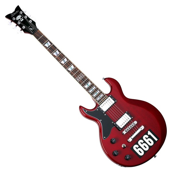 Schecter Zacky Vengeance Custom Reissue Left Handed Guitar, Cherry