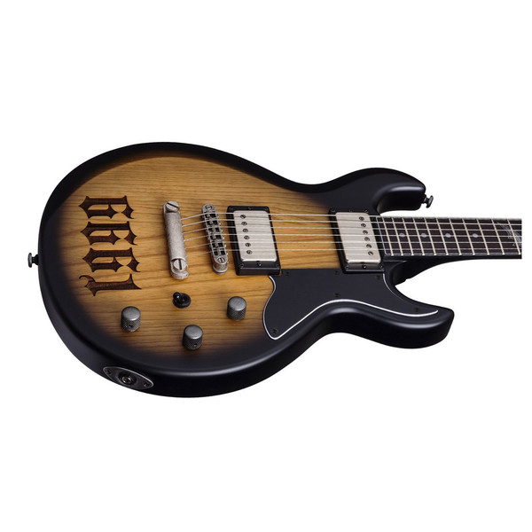 DISC Schecter Zacky Vengeance ZV 6661, Aged Black Burst at Gear4music