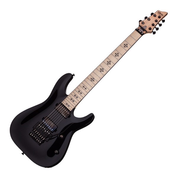 Schecter Jeff Loomis JL-7 FR Electric Guitar, Gloss Black