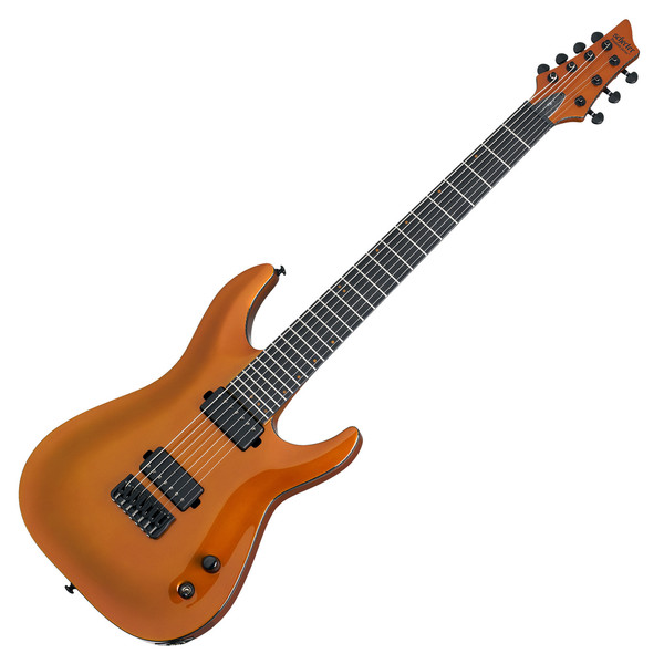 Schecter Keith Merrow KM-7 Electric Guitar, Lambo Orange