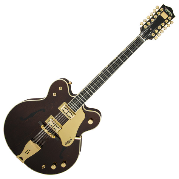 Gretsch G6122-12 Chet Atkins Country Gent 12-String Hollow Body Guitar, Walnut Stain