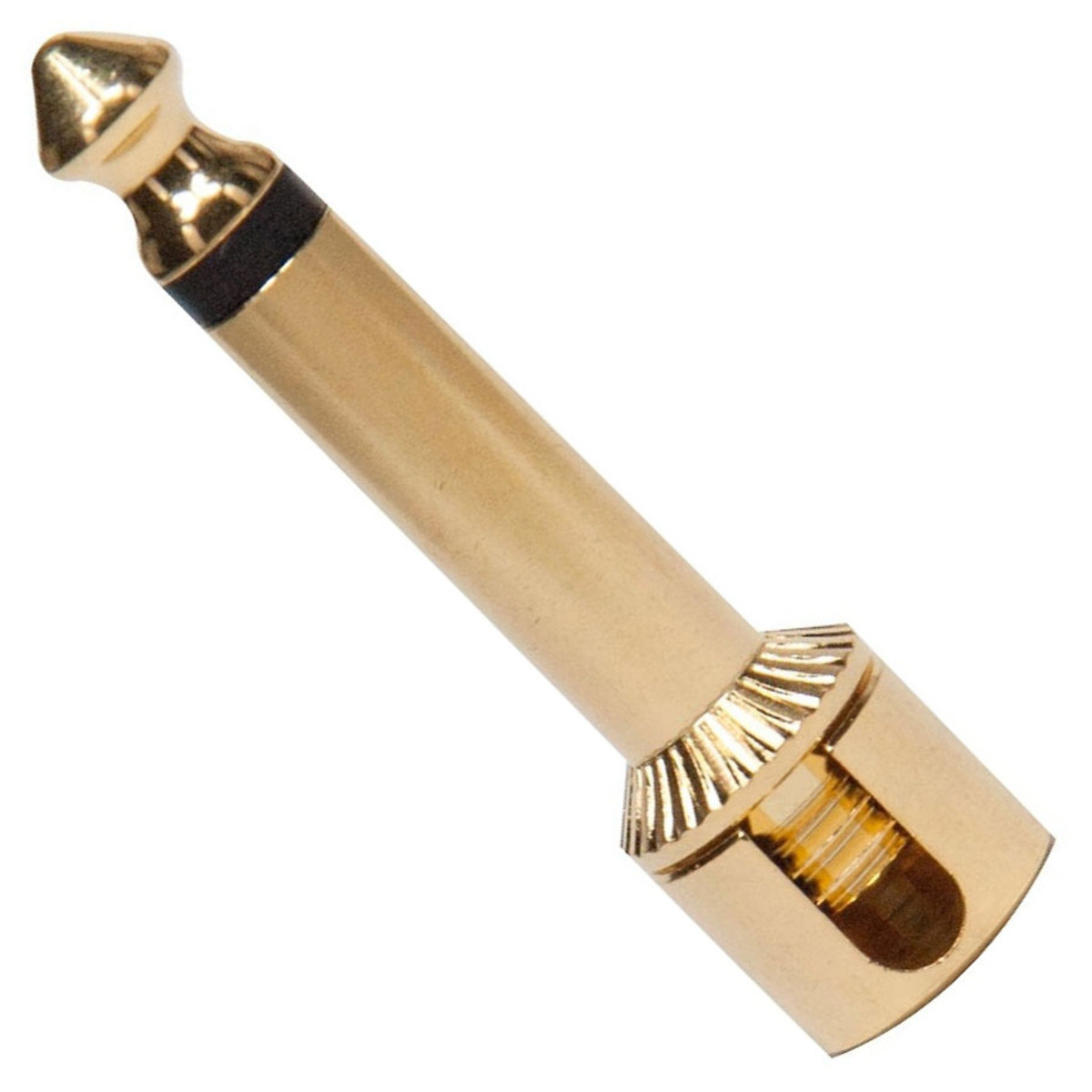 Disc Pluge Ractangular DISC Lava Cable TightRope Right Angle Plug, Gold at Gear4music
