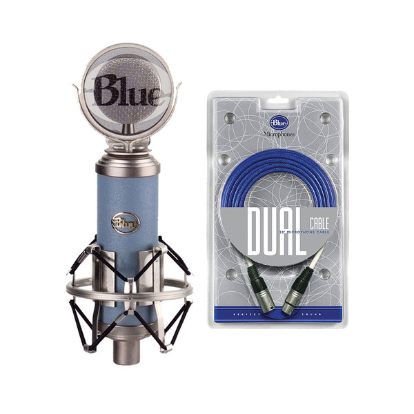 Blue Bluebird Cardioid Condenser Microphone with free Dual Cable