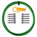 Lava Cable TightRope Solder Free Pedal Board Kit, Riddler Green Image