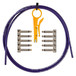 Lava Cable High End TightRope Solder Free Pedal Board Kit, Purple Image