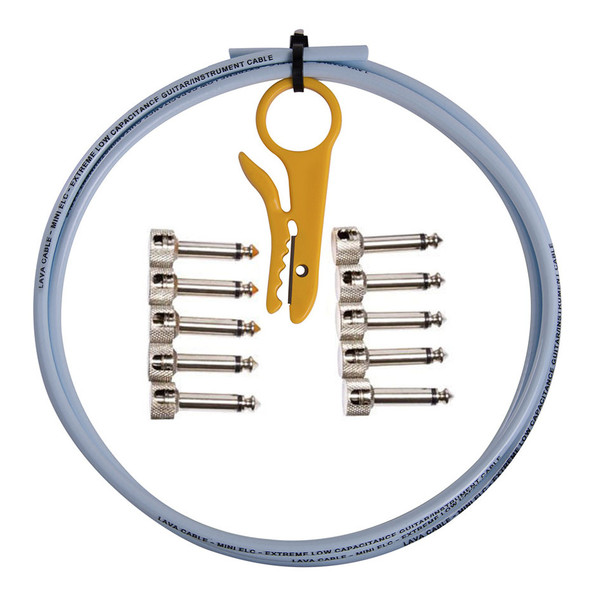 Lava Cable Original Solder Free Pedal Board Kit, Carolina Blue Image