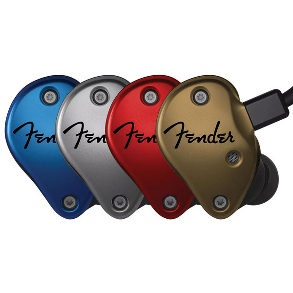 DISC Fender FXA2 Pro In-Ear Monitors, Blue - Nearly New at Gear4music
