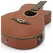 Deluxe Single Cutaway Electro Acoustic Guitar by Gear4music, Sapele 