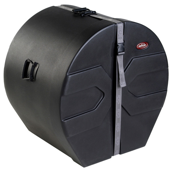 SKB 16" x 22" Bass Drum Case With Padded Interior - Angled Closed
