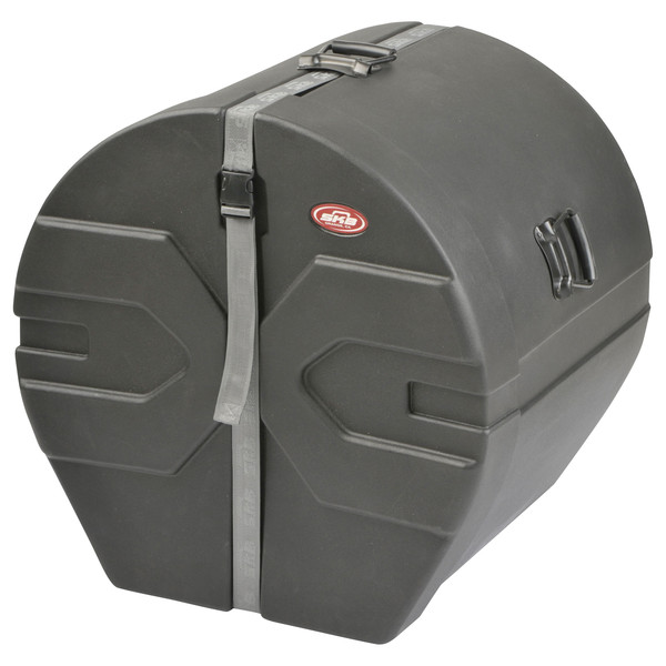 SKB 18" x 22" Bass Drum Case With Padded Interior - Angled Closed