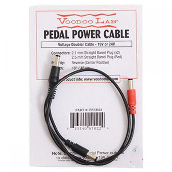 Voodoo Lab Straight To 2.5mm Straight Cable 18 Inch