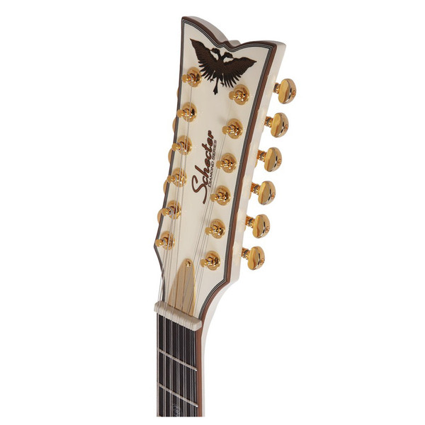 DISC Schecter Wayne Hussey Corsair-12, Ivory at Gear4music
