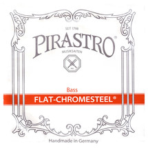 Pirastro 342020 Flat-Chromesteel 3/4 Double Bass String Set, Ball End