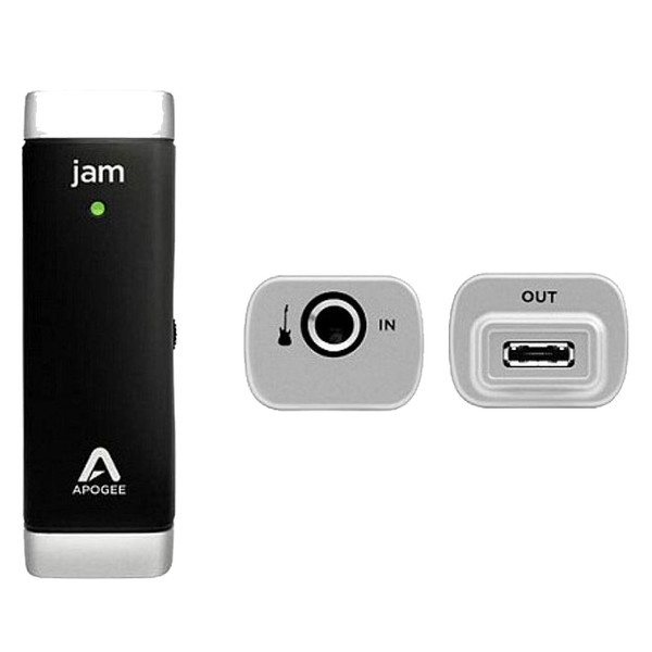 Apogee JAM Guitar Audio Interface for iPad, iPhone and Mac