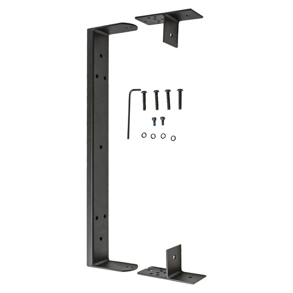 Electro-Voice Wall Mount Bracket for ETX-12P, Black, Front Angled Right