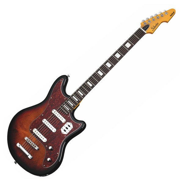 Schecter Hellcat VI Electric Guitar, 3-Tone Sunburst