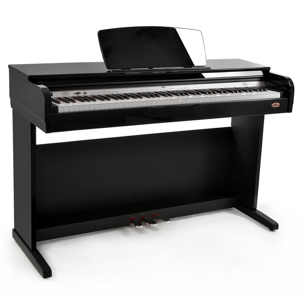 DP10 Digital Piano by Gear4music, Gloss Black