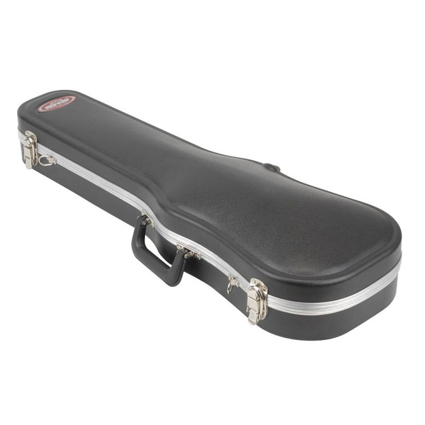 SKB 3/4 Size Violin or 13" Viola Deluxe Fitted Case - Angled Closed
