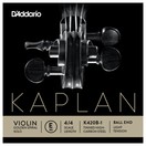 D'Addario Kaplan Golden Spiral Solo Violin E String, Ball End, Light
