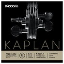 D'Addario Kaplan Golden Spiral Solo-Violine E, Schleifenende, Lichterkette