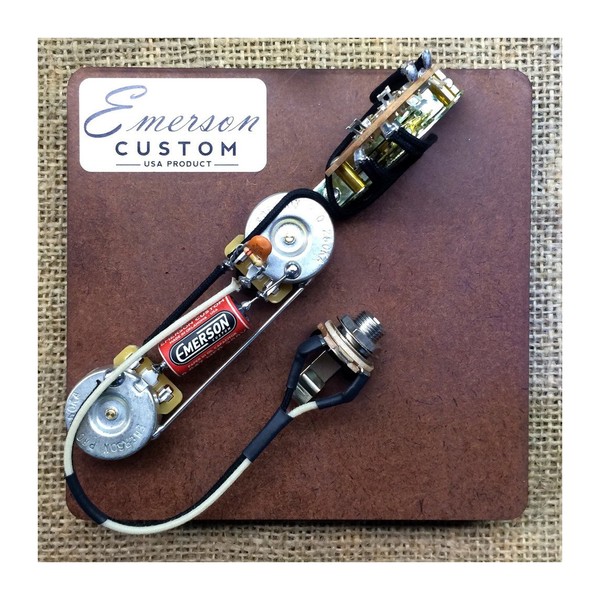 Emerson Custom 3 Way Prewired Kit 500k at Gear4music
