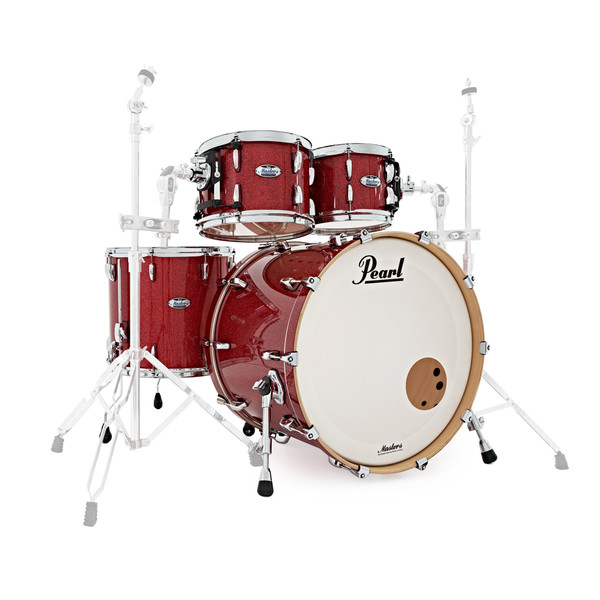 Pearl Masters Maple Complete 22'' Shell Pack, Inferno Red Sparkle
