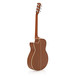 Deluxe Cutaway Folk Guitar by Gear4music, Ovangkol