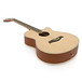 Deluxe Cutaway Folk Guitar by Gear4music, Ovangkol