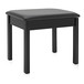 Piano Stool with Storage by Gear4music, Black