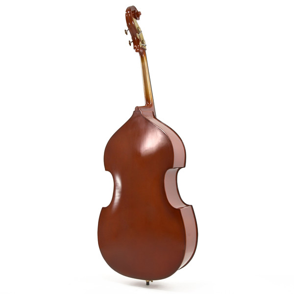 Deluxe 3/4 Solid Top Double Bass + Case by Gear4music