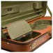 Negri Diplomat Tuscan Leather Violin Case in Cognac and Olive Green