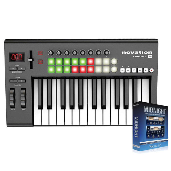 Novation Launchkey 25 - Free Midnight Plug-In Suite