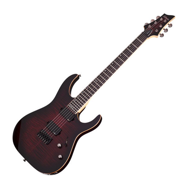 Schecter Banshee 6 Active Hardtail, Crimson Red Burst