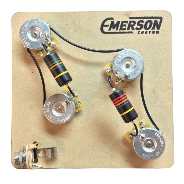 Emerson Custom 4-Knob PRS 3-Way Prewired Kit, 500k