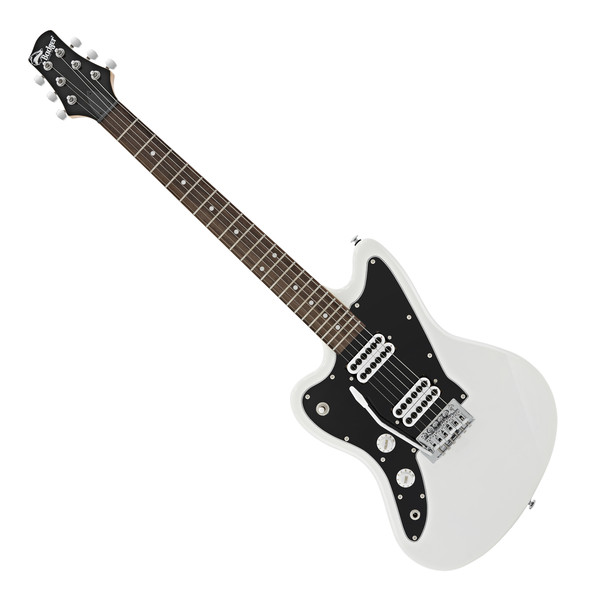 Badger Classic Left Handed Electric Guitar, White