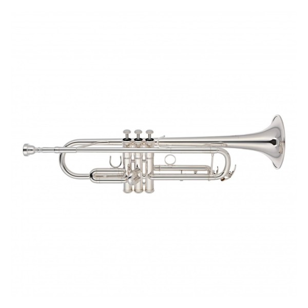 Yamaha YTR4335GSII Intermediate Trumpet Package, Silver Plated 2