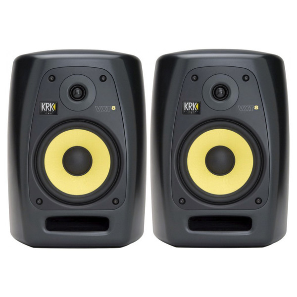 KRK VXT8 Active Studio Monitors, Pair