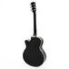 Single Cutaway Electro Acoustic Guitar by Gear4music, Black