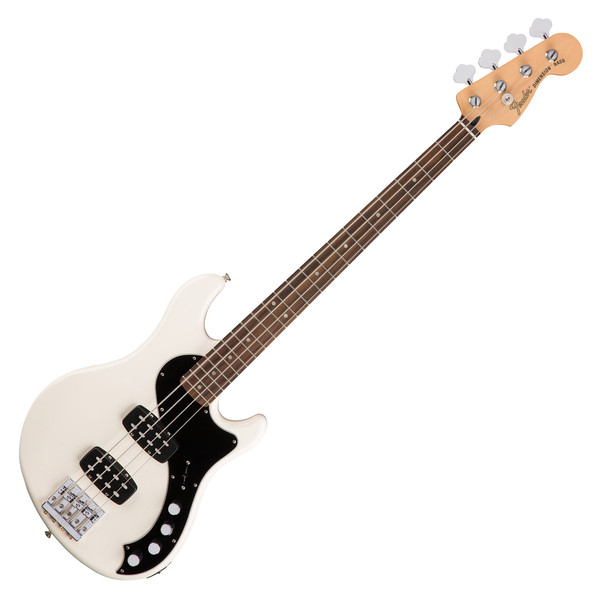 Fender Deluxe Dimension Bass Guitar, Olympic White