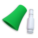 Nuvo jSax Straight Neck Conversion Kit, White with Green Trim