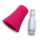 Nuvo jSax Straight Neck Conversion Kit, White with Pink Trim