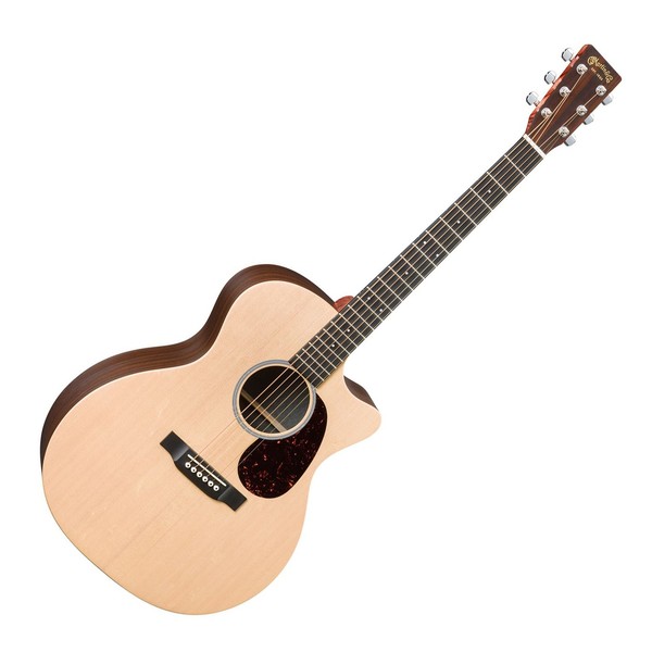Martin GPCX1RAE Electro Acoustic Guitar, Natural Front View