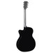 Martin OMCXAE Electro Acoustic Guitar, Black Back View