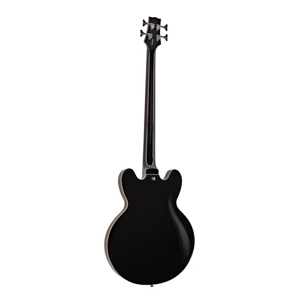 San Francisco Semi Acoustic Bass by Gear4music, Black at